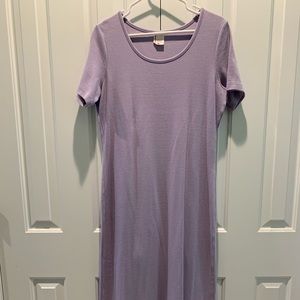 Hanna Andersson Long T-shirt Dress. Purple S